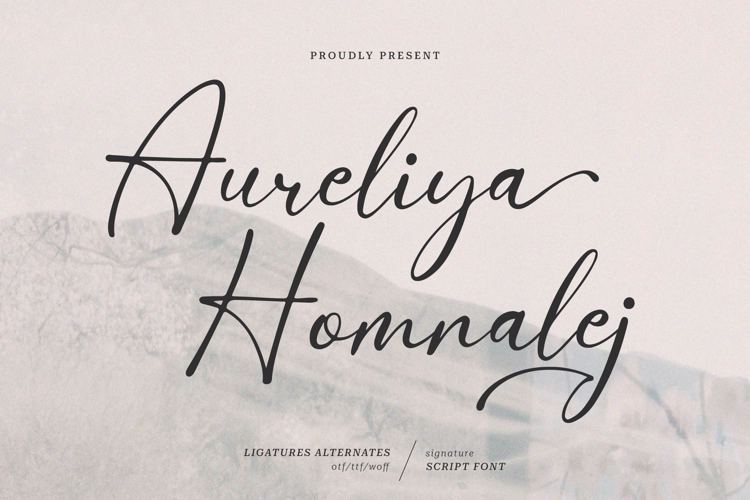 Aureliya Homnalej Font