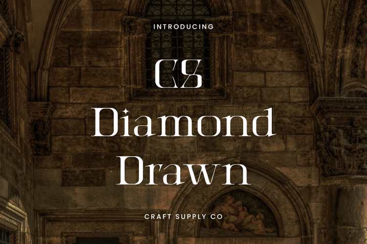 CS Diamond Drawn Font