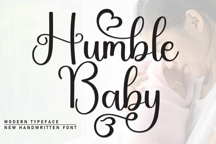 Preview of Humble Baby Font