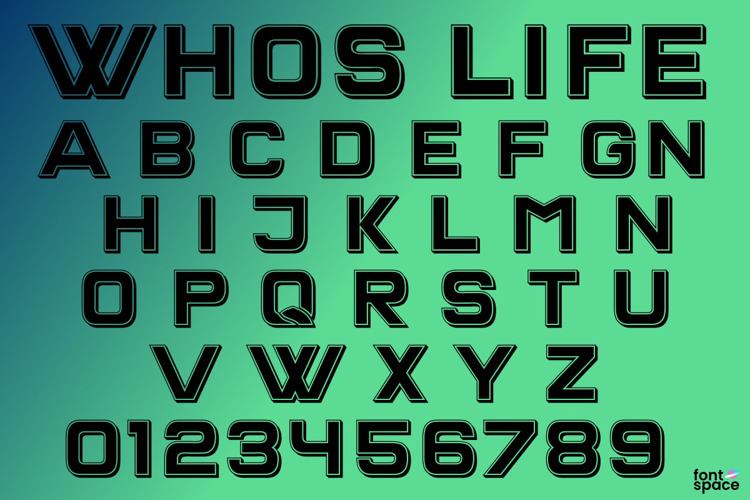 Whos Life Font