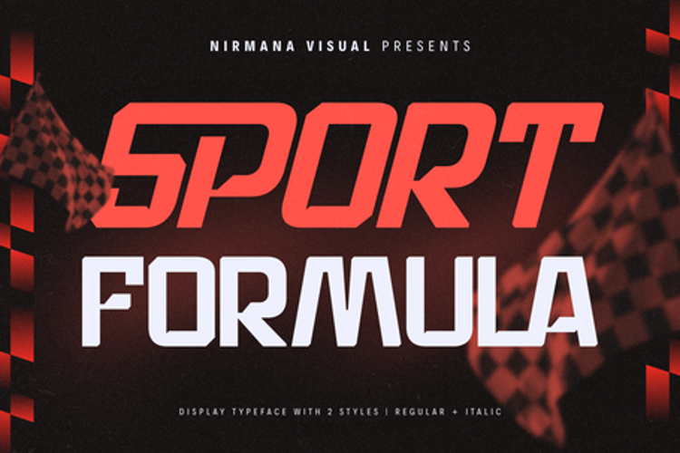 Preview of Sport Formula Font