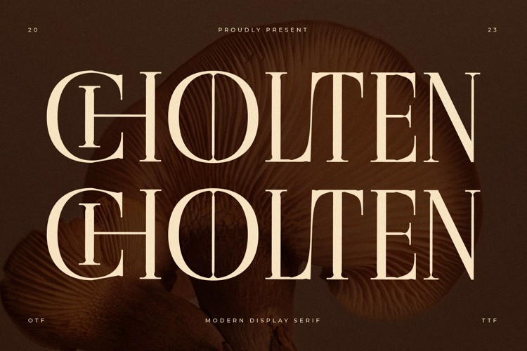 Cholten Font