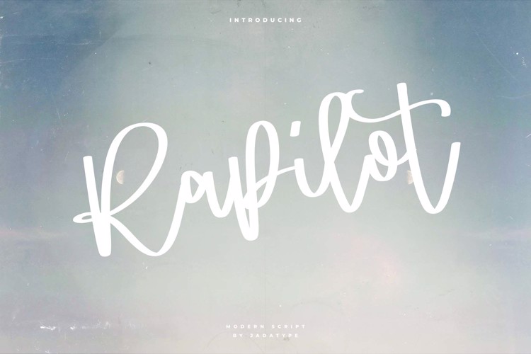 Preview of Rapilot Font