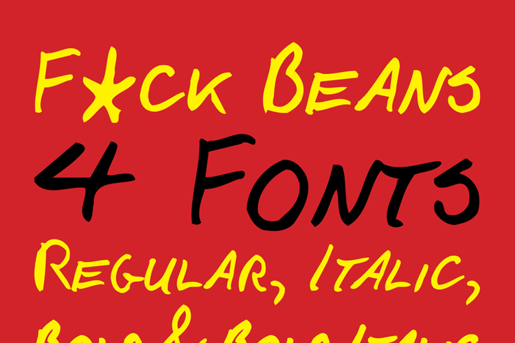 F*ck Beans Font