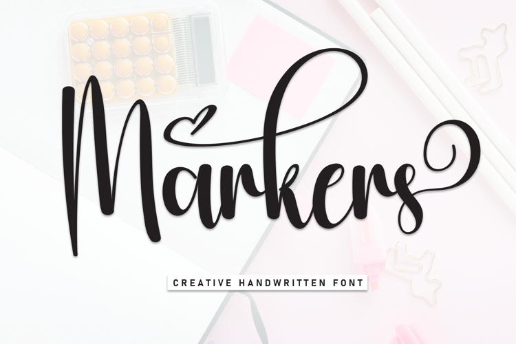 Preview of Markers Font