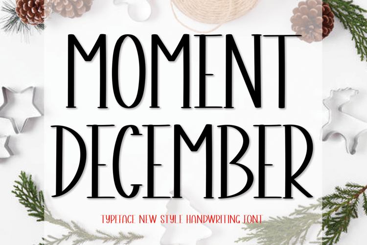 Moment December Font
