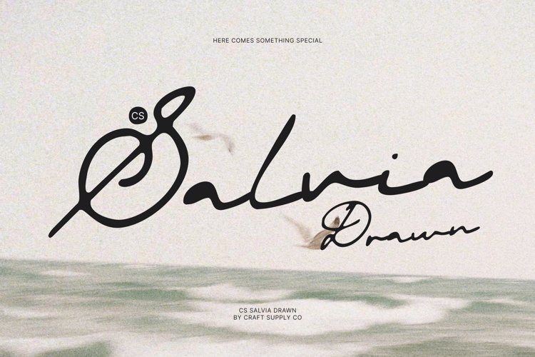 Preview of CS Salvia Drawn Font
