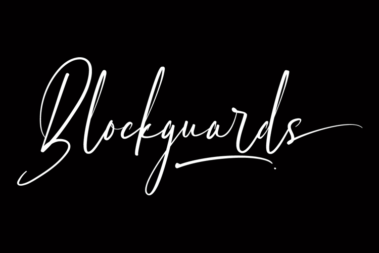Blockguards Font