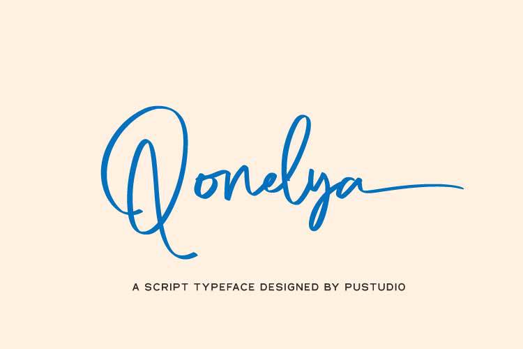 Preview of Qonelya Font