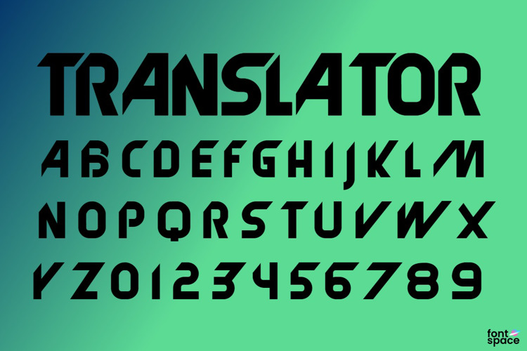Translator Font