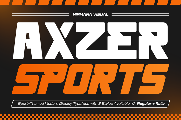 Preview of Axzer Sports Font