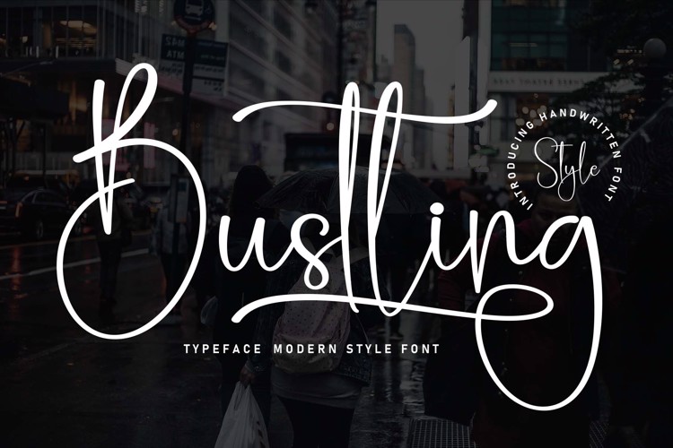 Bustling Font