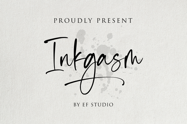 Inkgasm Font