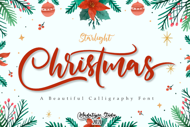 Starlight of Christmas Font