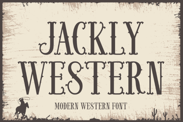 Jackly Western Font