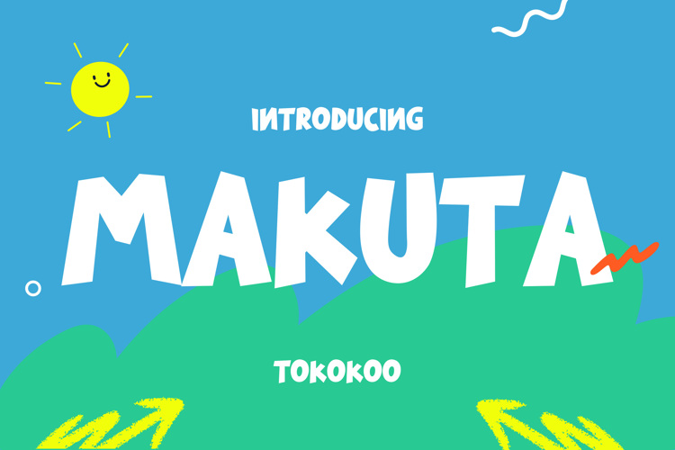 Preview of MAKUTA Font