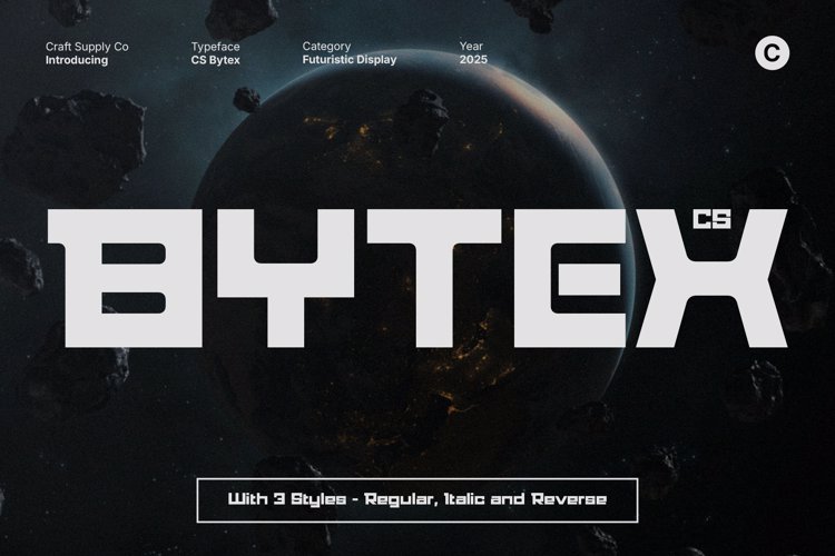 Preview of CS Bytex Font