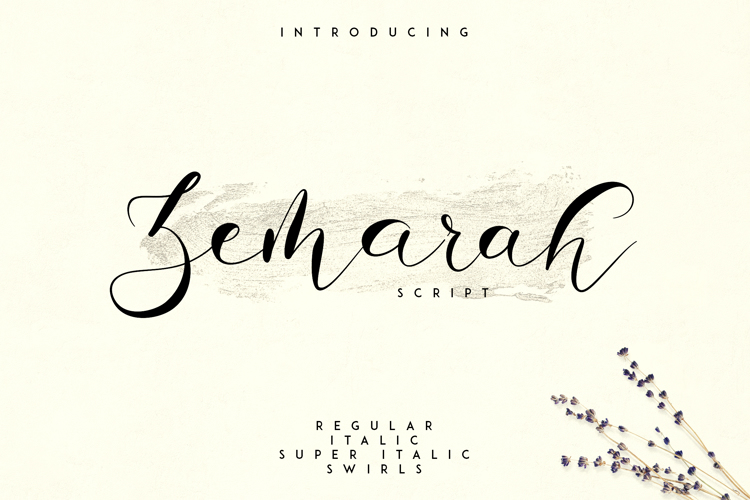 ZEMARAH SCRIPT Font