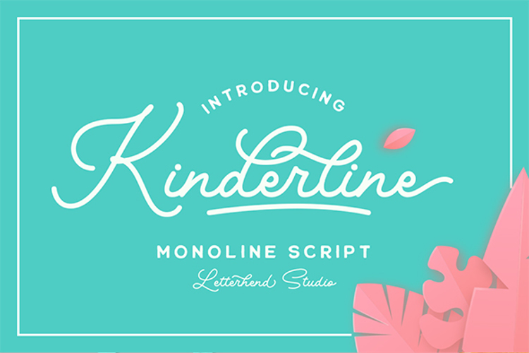 Kinderline Script Font