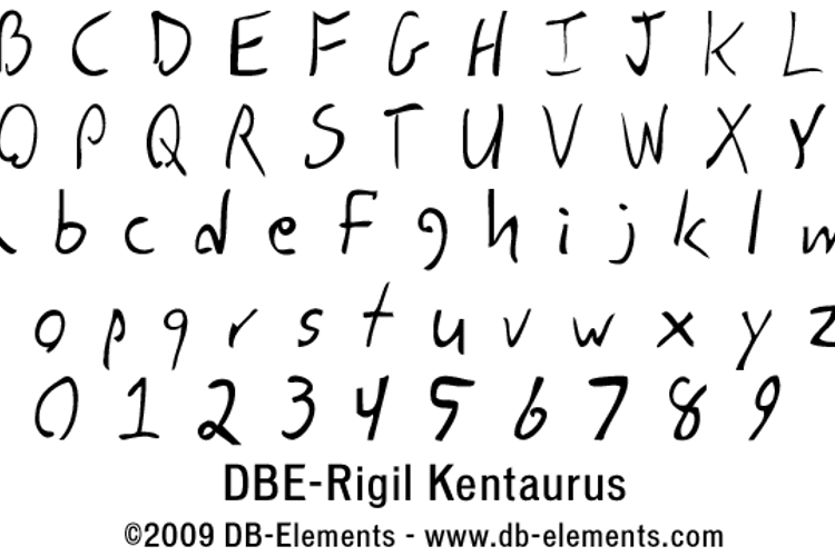 DBE-Rigil Kentaurus Font