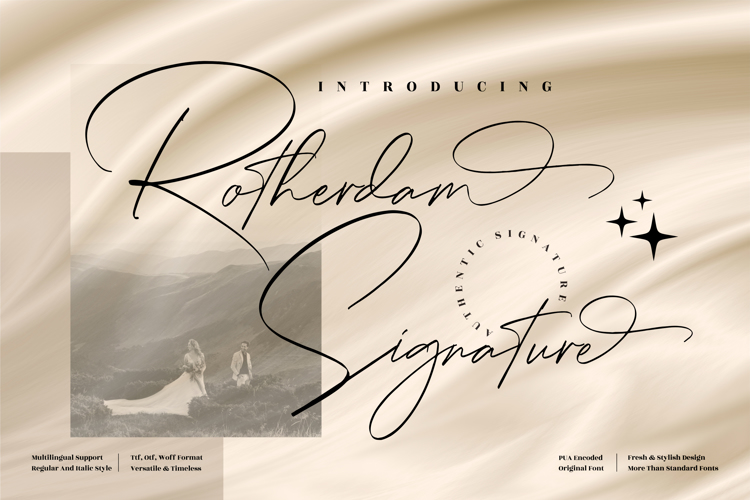 Rotherdam Signature Font