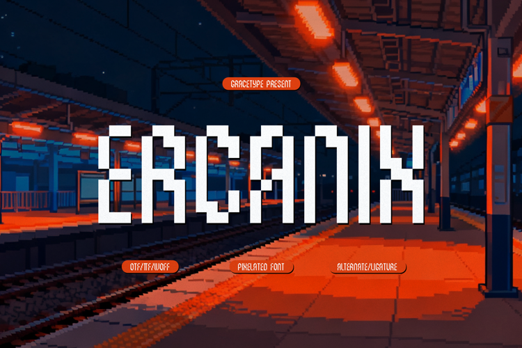 Preview of Ercanix Font