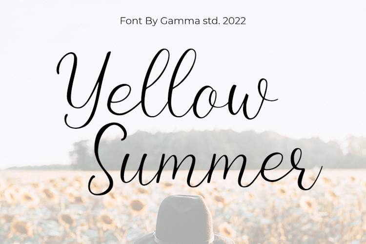 Yellow Summer Font