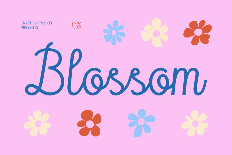 Preview of CS Blossom Font