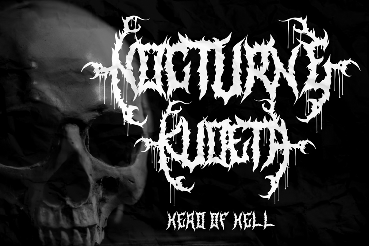 Nekros – Metal Font