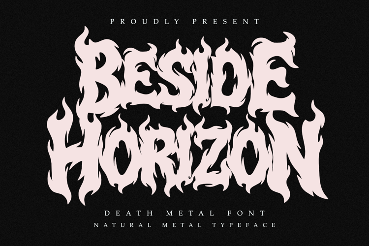 Preview of Beside Horizon Font