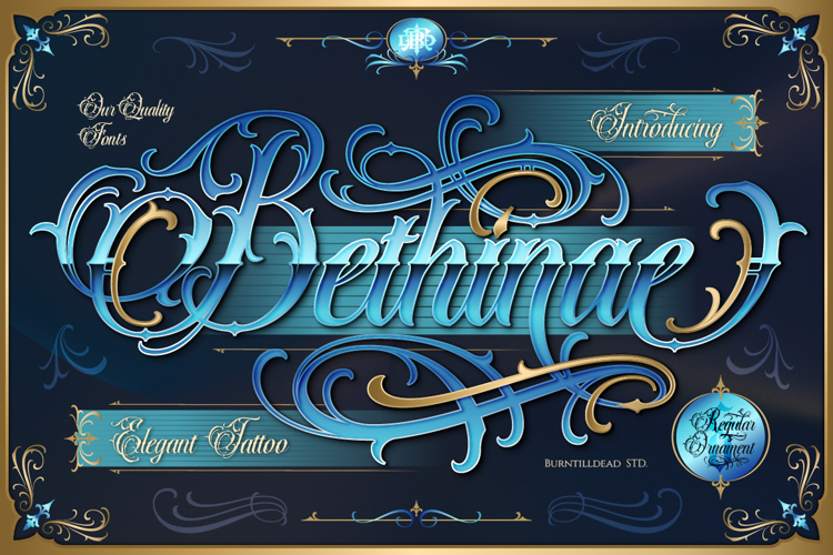 Preview of Bethinae Font