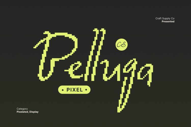 Preview of CS Belluga Pixel Font