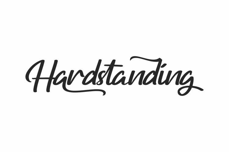 Hardstanding Font
