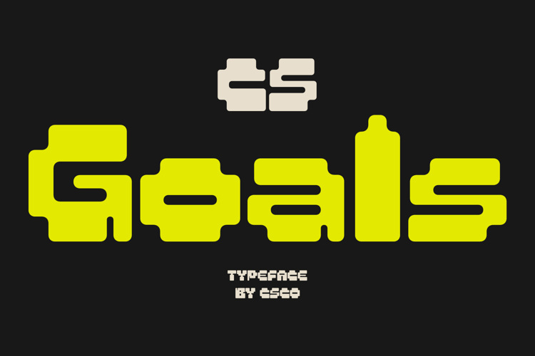 Preview of CS Goals Font