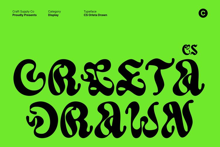 Preview of CS Orleta Drawn Font