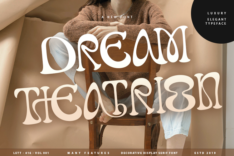 Preview of Dream theatrion - Font
