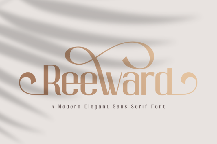Preview of Reeward Font