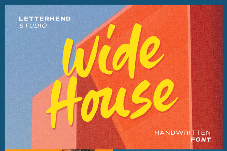 Wide House Font