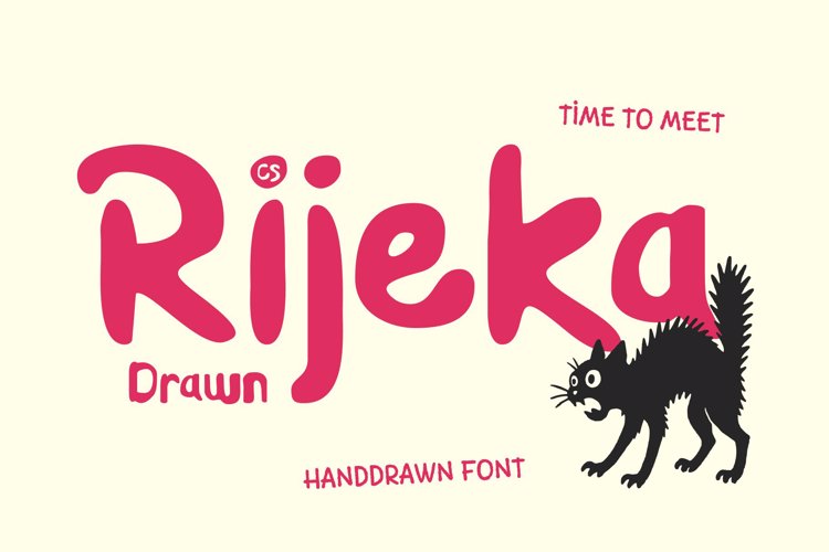 Preview of CS Rijeka Drawn Font