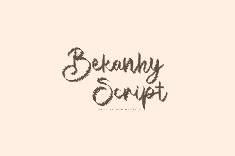 Preview of Bekanhy Script Font