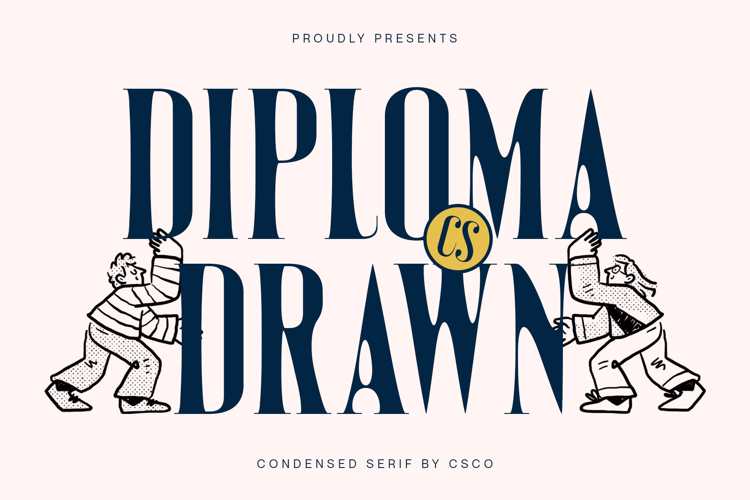 Preview of CS Diploma Drawn Font