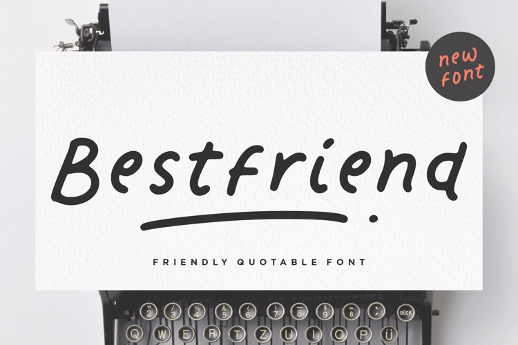 Bestfriend Font