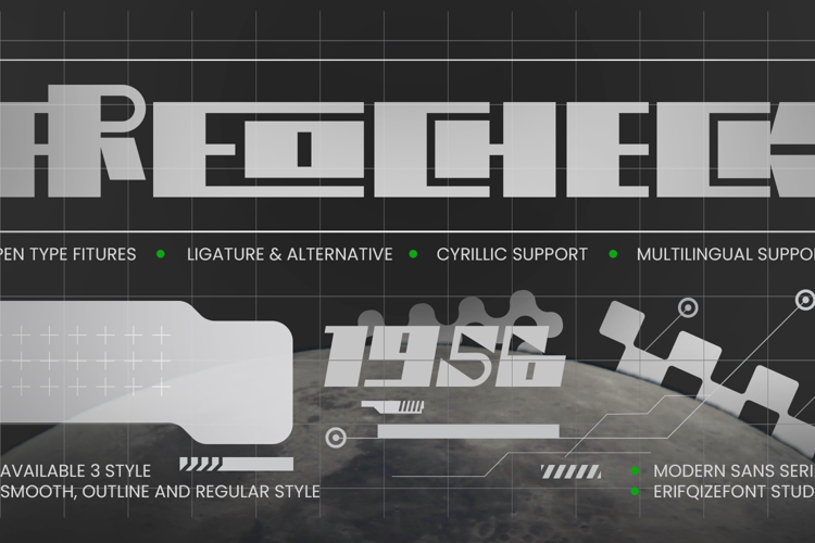 Areocheck Font