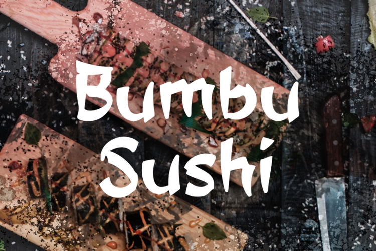 b Bumbu Sushi Font