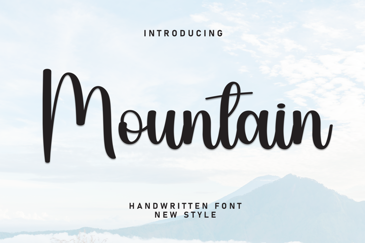 Preview of Mountain Font