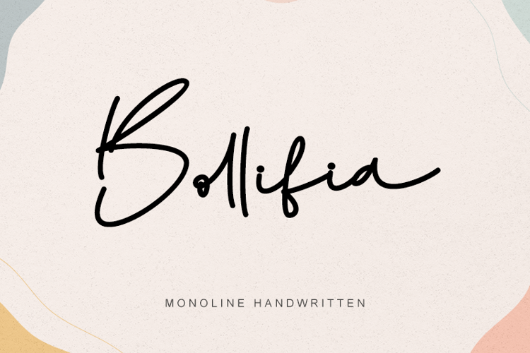 Bollifia - Font