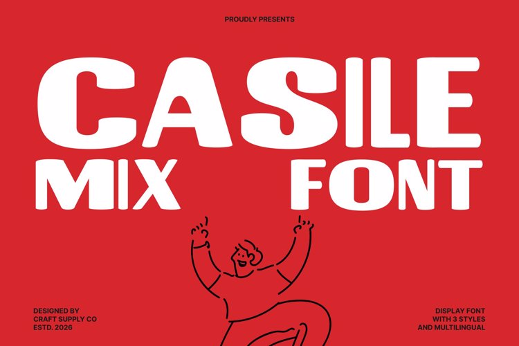Preview of Casile Mix Font