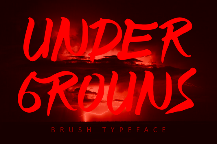 UNDER GROUNDS Font