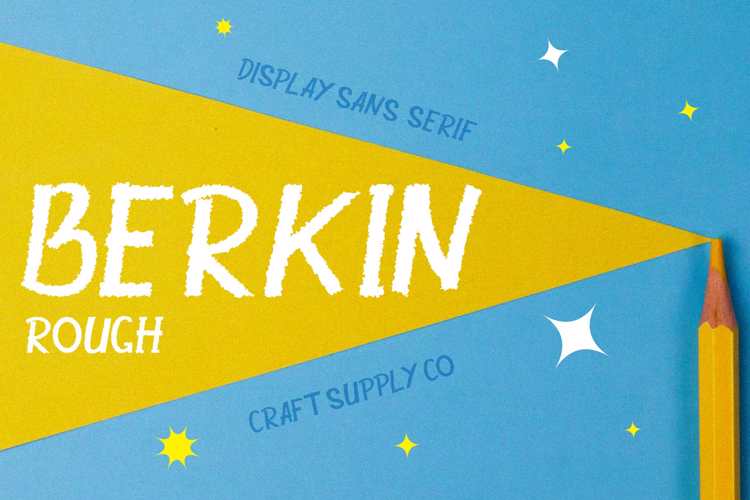Berkin Rough Font