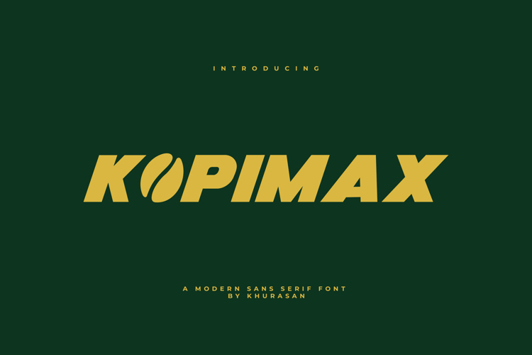 Preview of Kopimax Font